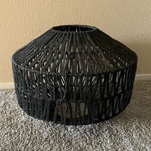Bohemian Style Macramé Jute Rope Hanging Lamp Shade
